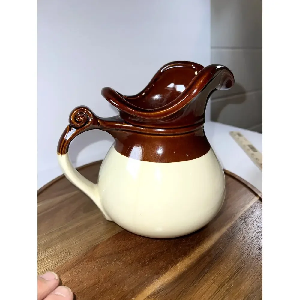 Vintage Apple McCoy Fruit Pitcher and Wash Bowl Set‎ Rustic Farmhouse Decor